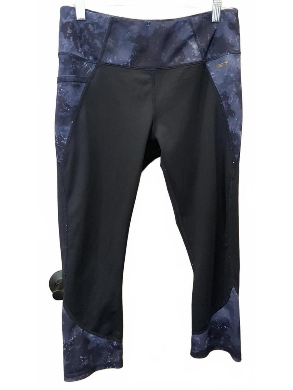Copper Fit Pro Womens Blue Leggings With Side Pocket Size M